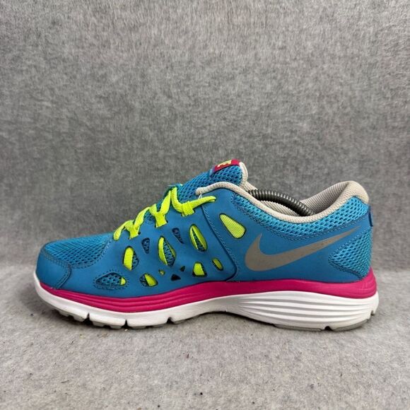 Nike Shoes Womens Size 7 Dual Fusion Run 2 Blue Pink Athletic Sneaker 599793-401 - Picture 7 of 9